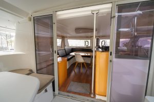 salon, FP 44 Orana, catamaran for sale