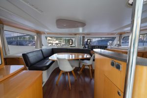 salon, FP 44 Orana, catamaran for sale