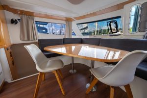 salon, FP 44 Orana, catamaran for sale