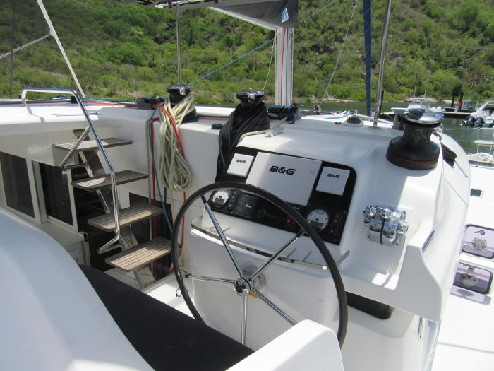 helm, Lagoon 450, catamaran for sale
