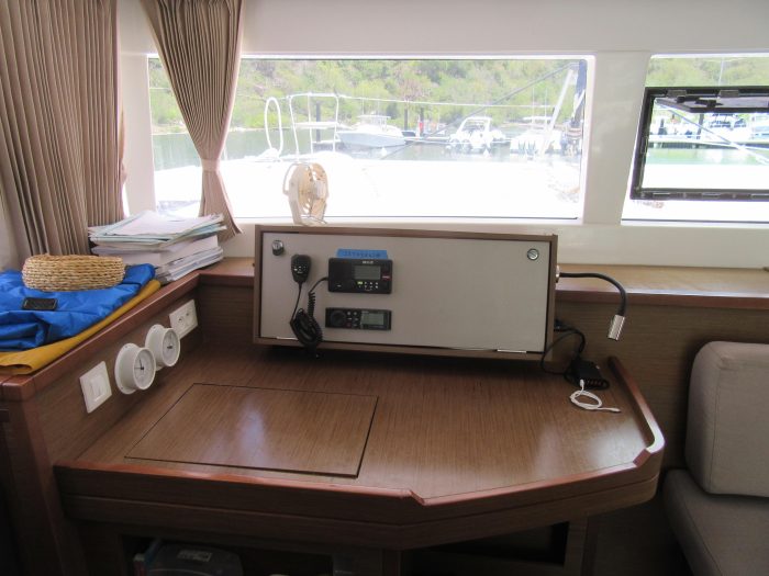 navigation station, Lagoon 450, catamaran for sale