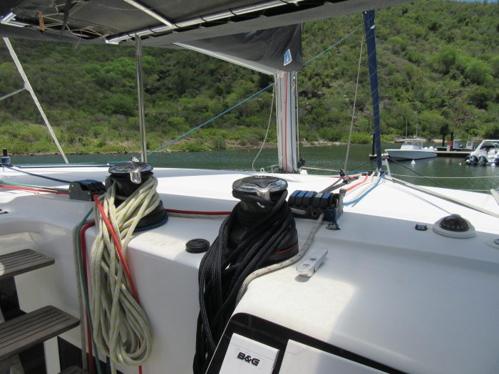 helm, Lagoon 450, catamaran for sale