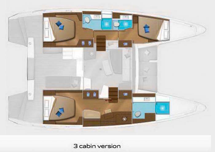 Lagoon 42 layout drawing 3