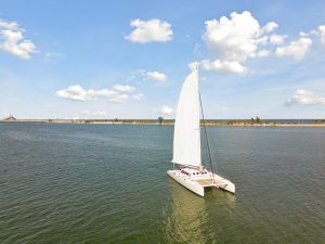 underway, Custom, catamaran for sale