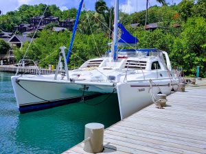 exterior, Leopard 38, catamaran for sale