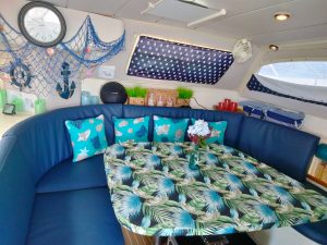 salon, Leopard 38, catamaran for sale