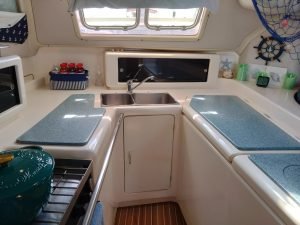 interior, Leopard 38, catamaran for sale