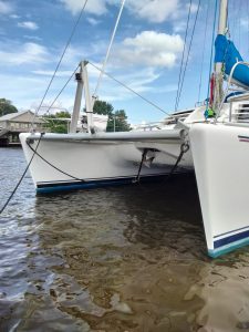 exterior, Leopard 38, catamaran for sale