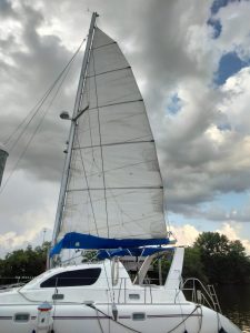 deck, Leopard 38, catamaran for sale