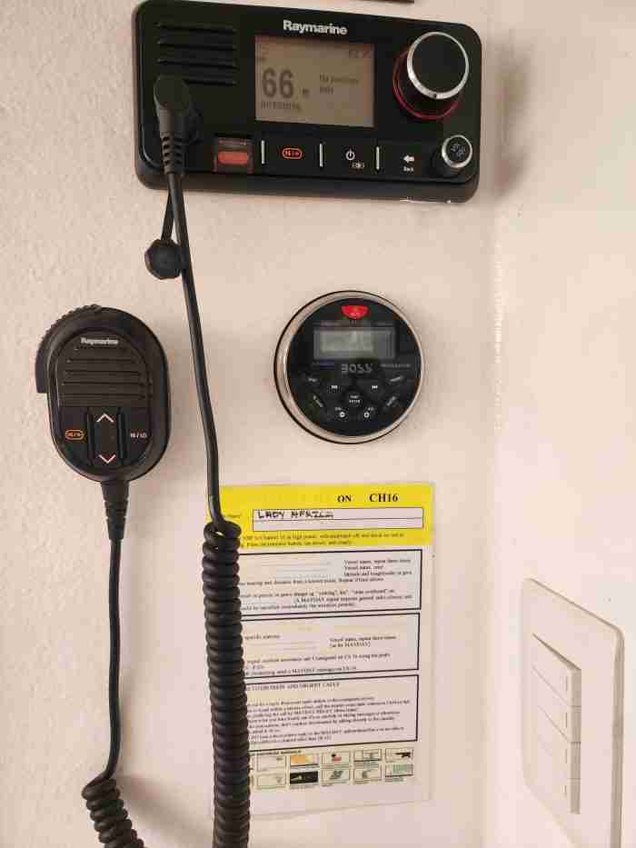 navigation station, Dean 365, catamaran for sale