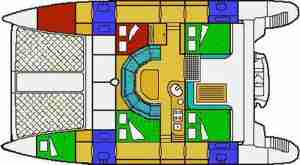 Catana 42 S layout drawing 2