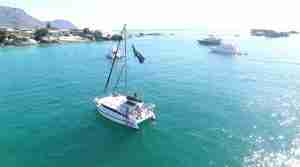 exterior, Dean 365, catamaran for sale