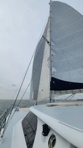 underway, Lidgard 73 Executive, catamaran for sale