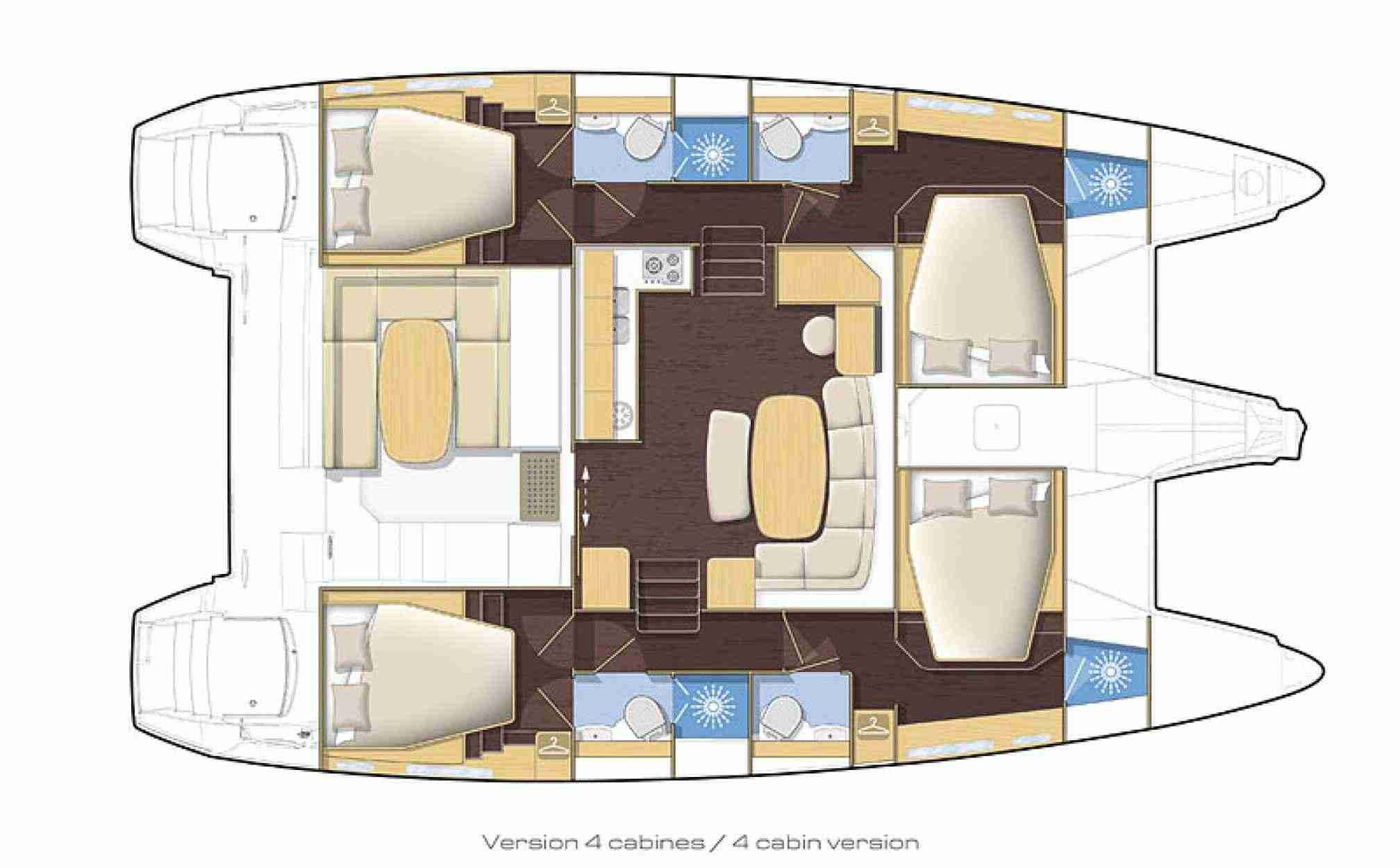 Lagoon 421, catamaran for sale