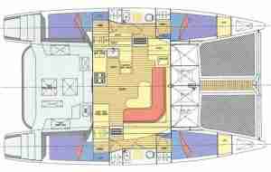 Fortuna 36 Island Spirit layout drawing 1