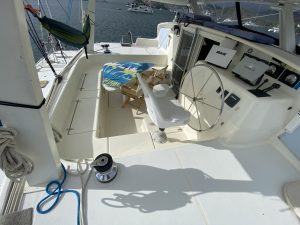 cockpit, Voyage 47 Mayotte, catamaran for sale