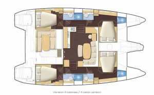 Lagoon 420 layout drawing 1