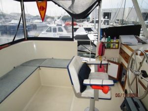 cockpit, Kadey-Krogen 36 Manatee, trawler for sale