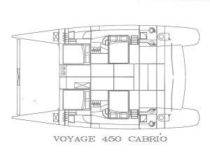 Voyage 450 Cabriolet layout drawing 1
