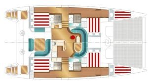 Nautitech 442 layout drawing 1
