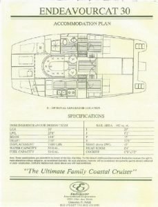 Endeavour 30 layout drawing 2