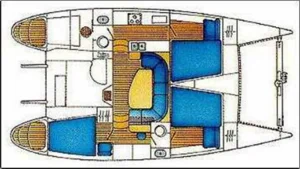 Lagoon 37 TPI layout drawing 1
