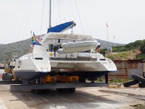 boatyard, Admiral 38, catamaran for sale