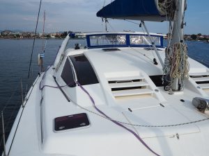 deck, Admiral 38, catamaran for sale