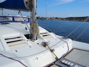 deck, Admiral 38, catamaran for sale