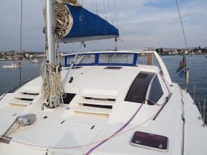deck, Admiral 38, catamaran for sale