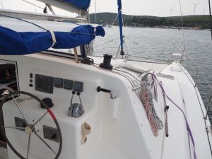 cockpit, Admiral 38, catamaran for sale