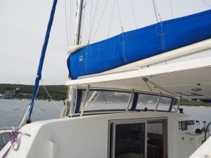 exterior, Admiral 38, catamaran for sale
