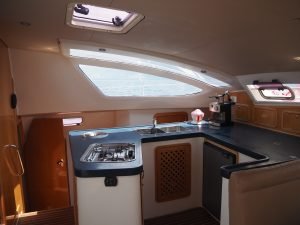 interior, Admiral 38, catamaran for sale