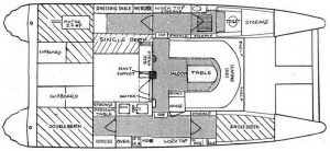 Solaris 36 Sunrise layout drawing 1
