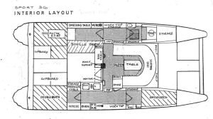 Solaris 36 Sunrise layout drawing 2