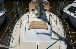 deck, Islander 36, sailboat for sale