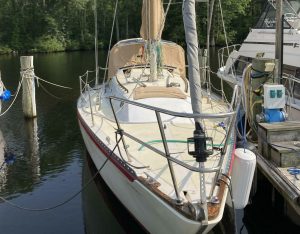 exterior, Islander 36, sailboat for sale