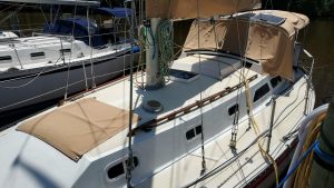 deck, Islander 36, sailboat for sale