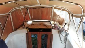 cockpit, Islander 36, sailboat for sale