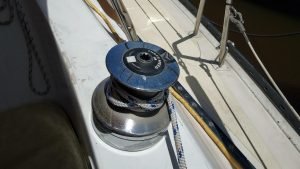 deck, Islander 36, sailboat for sale