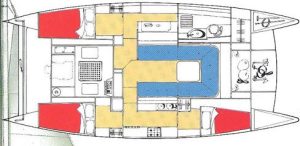 Prout 37 Snowgoose Elite layout drawing 2