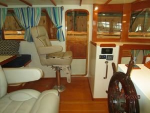 navigation station, Custom, trawler for sale