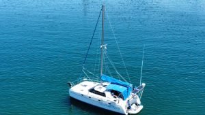 exterior, Endeavour 35 Victory, catamaran for sale