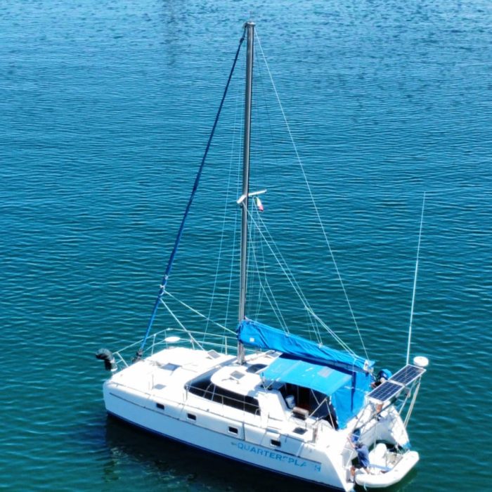 exterior, Endeavour 35 Victory, catamaran for sale