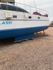 boatyard, Endeavour 35 Victory, catamaran for sale