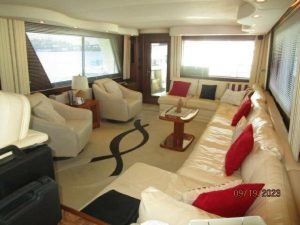 salon, Hatteras 63, trawler for sale