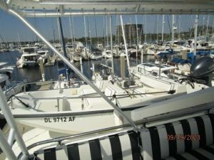 deck, Hatteras 63, trawler for sale