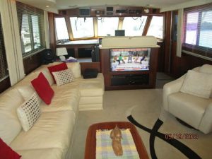 salon, Hatteras 63, trawler for sale