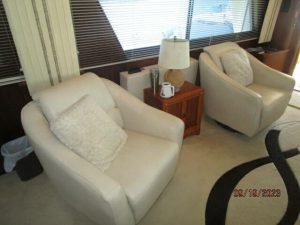 salon, Hatteras 63, trawler for sale