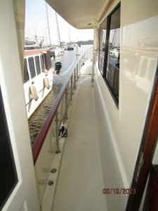 deck, Hatteras 63, trawler for sale